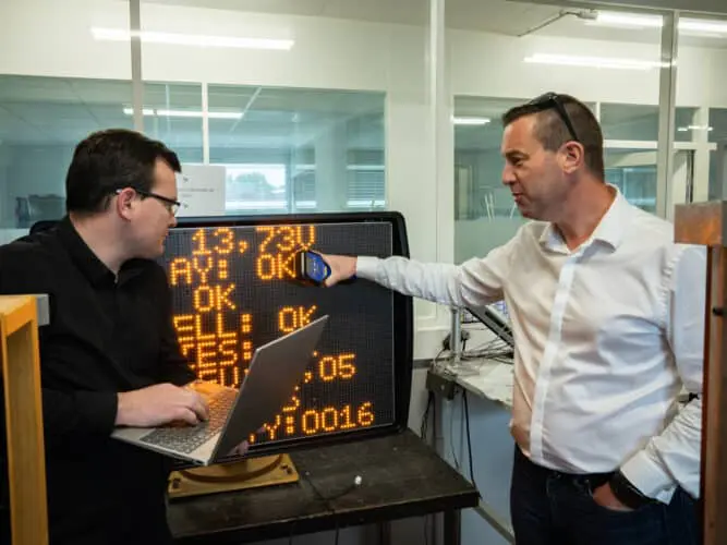 The technical department develops durable and reliable products. 