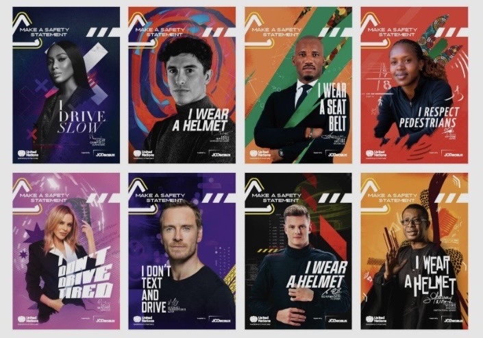 Compilation of 16 posters about Make A Safety Statment campaign