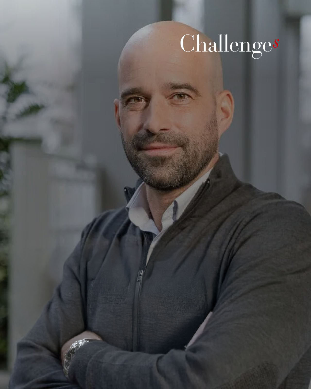 Portrait of Eric Cesbron, CEO of Elan City for the media Challenges