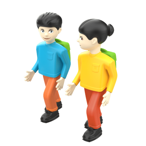 Elan City - Signakids - Luke and Lucy, children bollards that prevent accidents near schools - US
